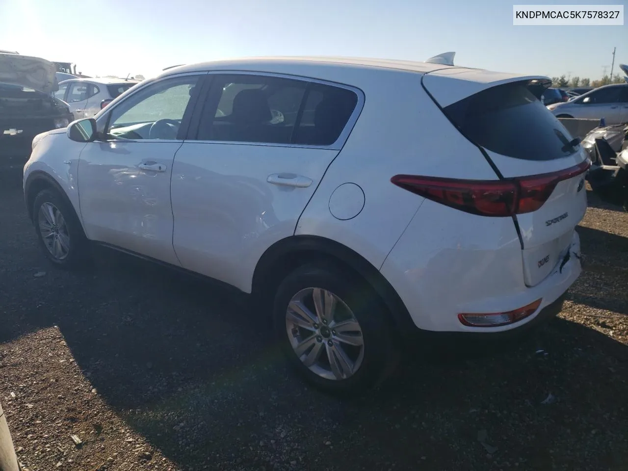 2019 Kia Sportage Lx VIN: KNDPMCAC5K7578327 Lot: 74310574