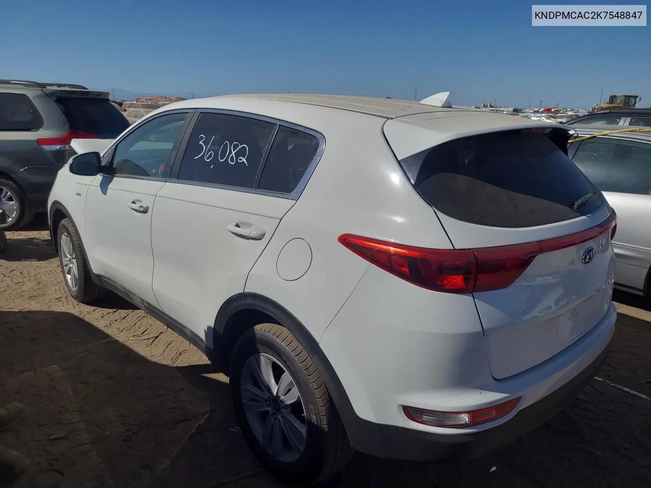 2019 Kia Sportage Lx VIN: KNDPMCAC2K7548847 Lot: 74723554