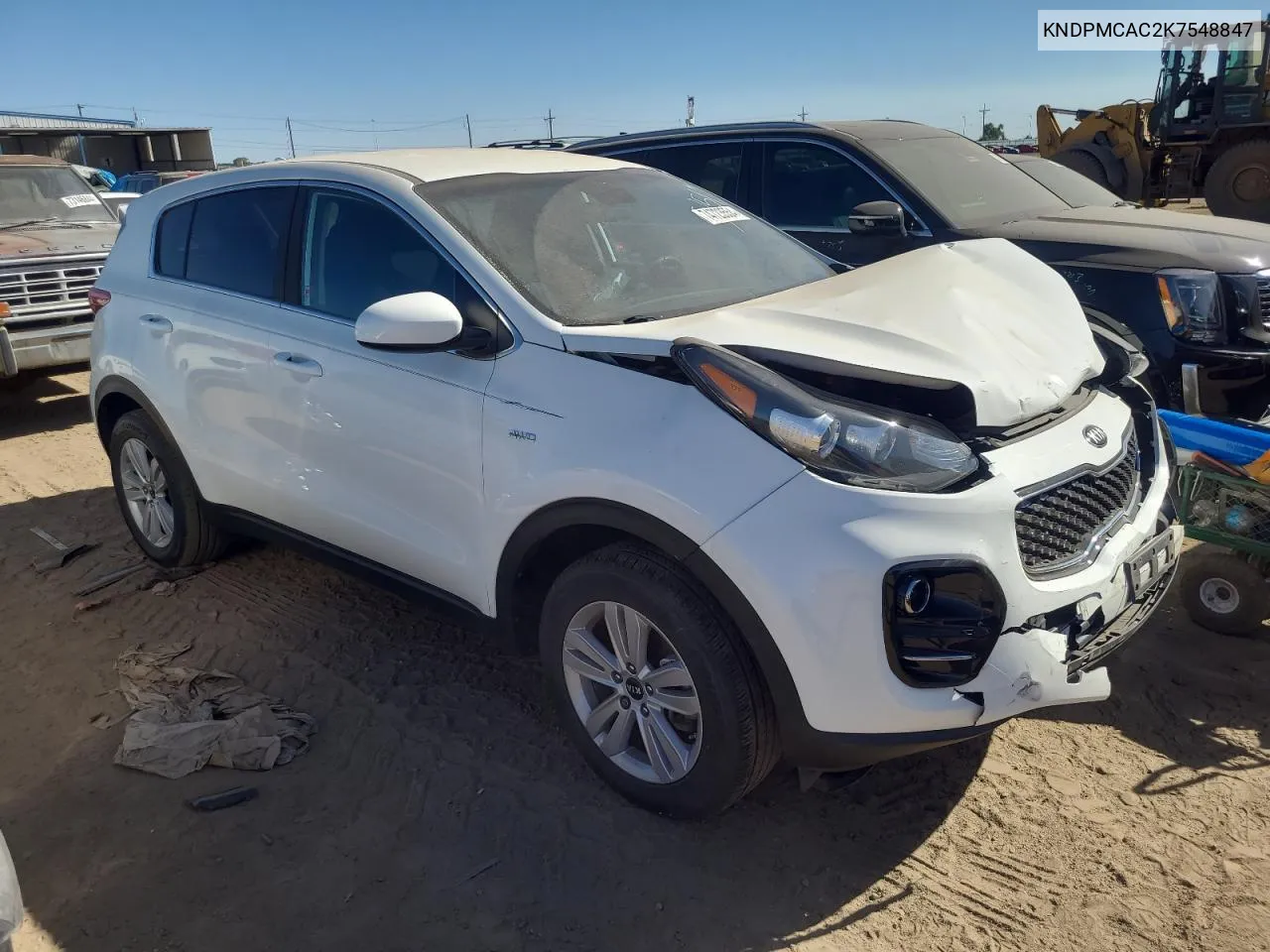 KNDPMCAC2K7548847 2019 Kia Sportage Lx