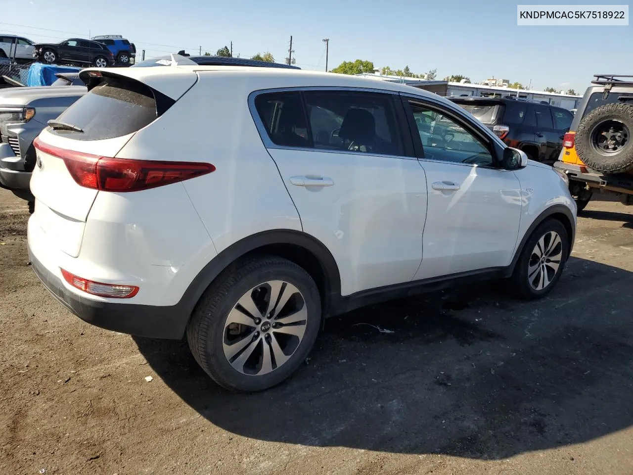 KNDPMCAC5K7518922 2019 Kia Sportage Lx