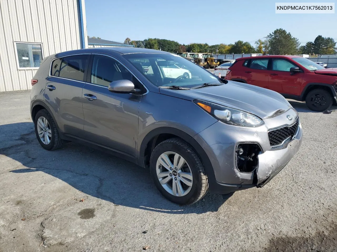 2019 Kia Sportage Lx VIN: KNDPMCAC1K7562013 Lot: 74828514