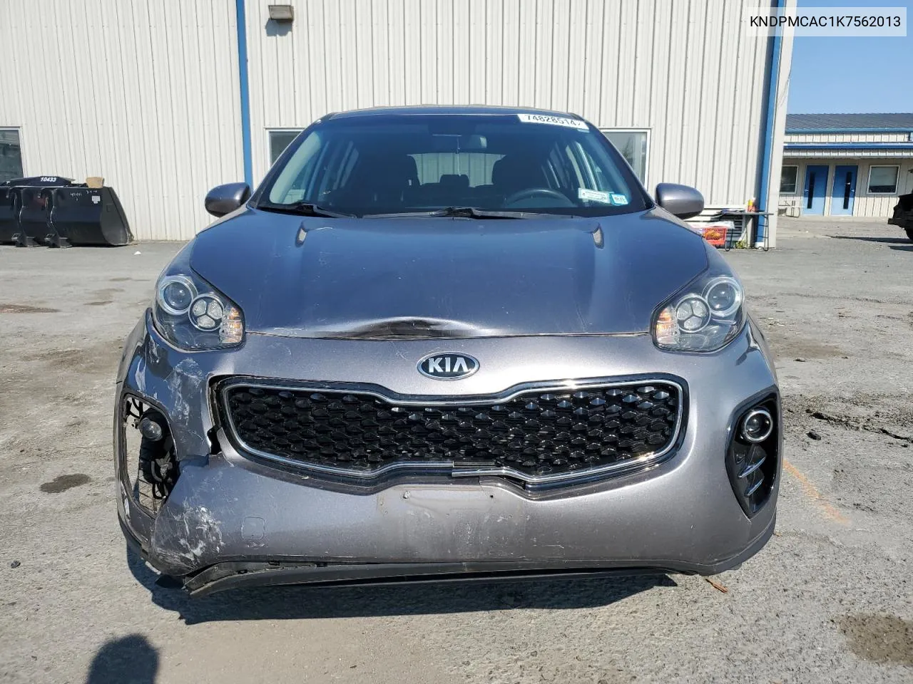 2019 Kia Sportage Lx VIN: KNDPMCAC1K7562013 Lot: 74828514