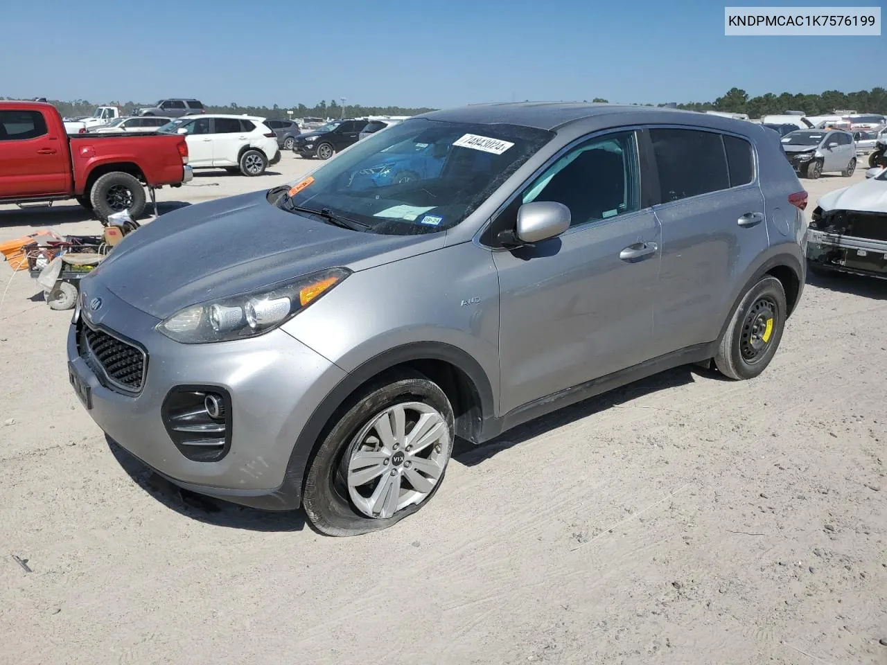 KNDPMCAC1K7576199 2019 Kia Sportage Lx