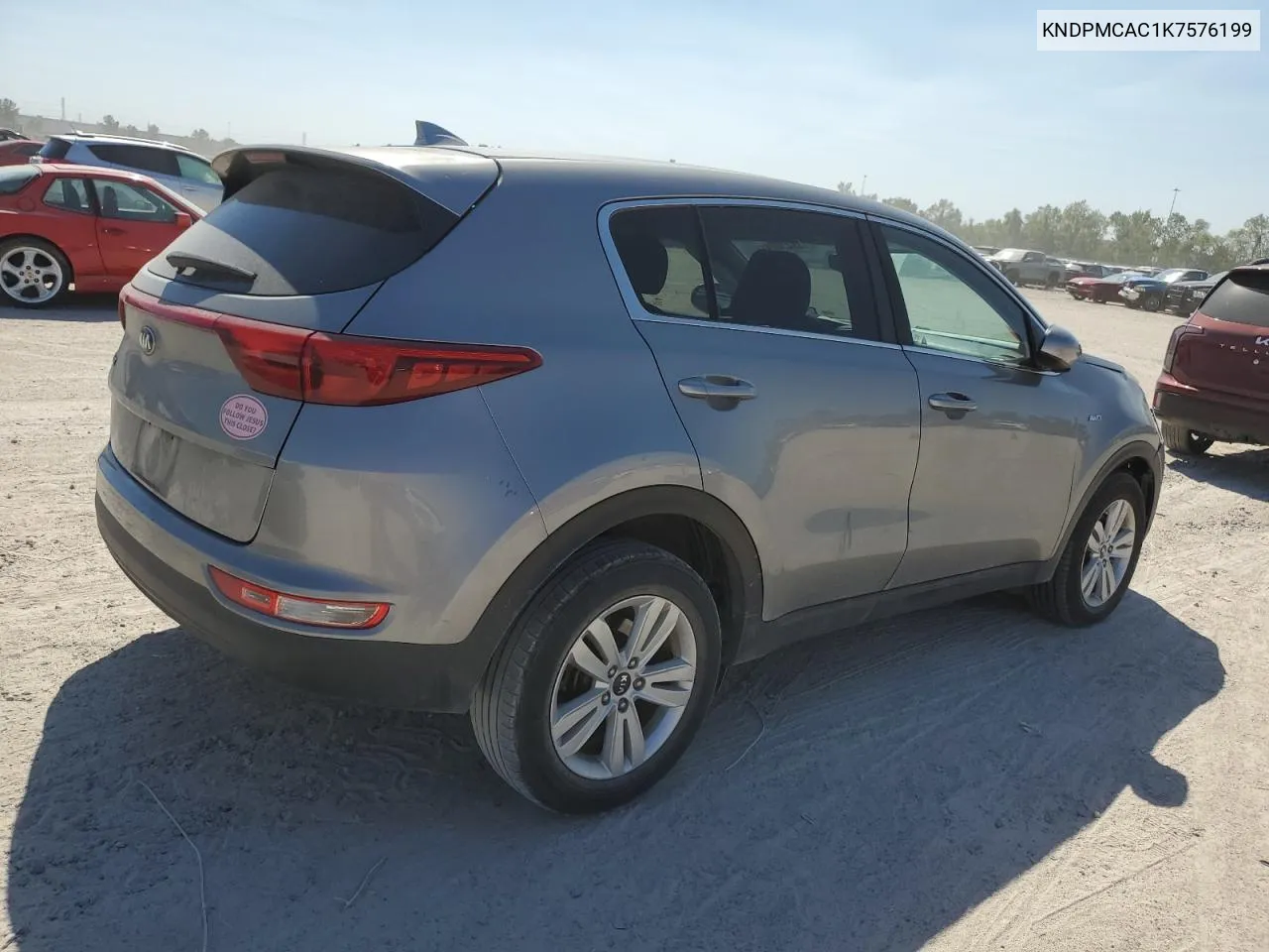 2019 Kia Sportage Lx VIN: KNDPMCAC1K7576199 Lot: 74843024