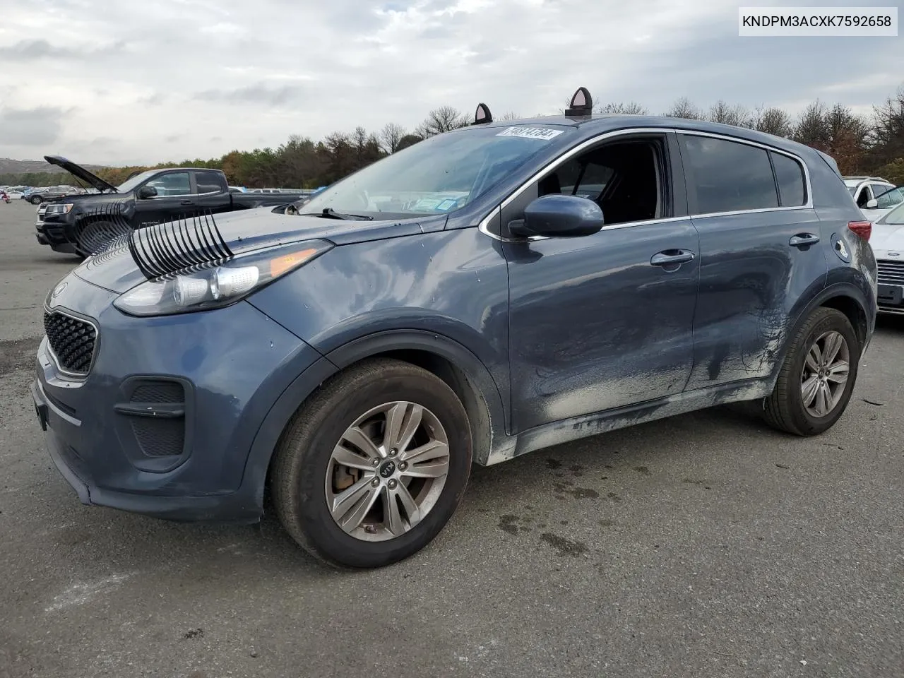 2019 Kia Sportage Lx VIN: KNDPM3ACXK7592658 Lot: 74874784