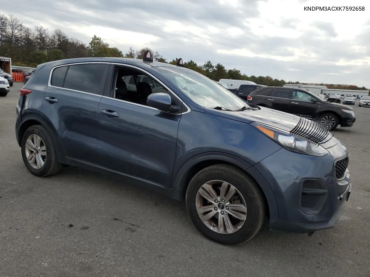 2019 Kia Sportage Lx VIN: KNDPM3ACXK7592658 Lot: 74874784