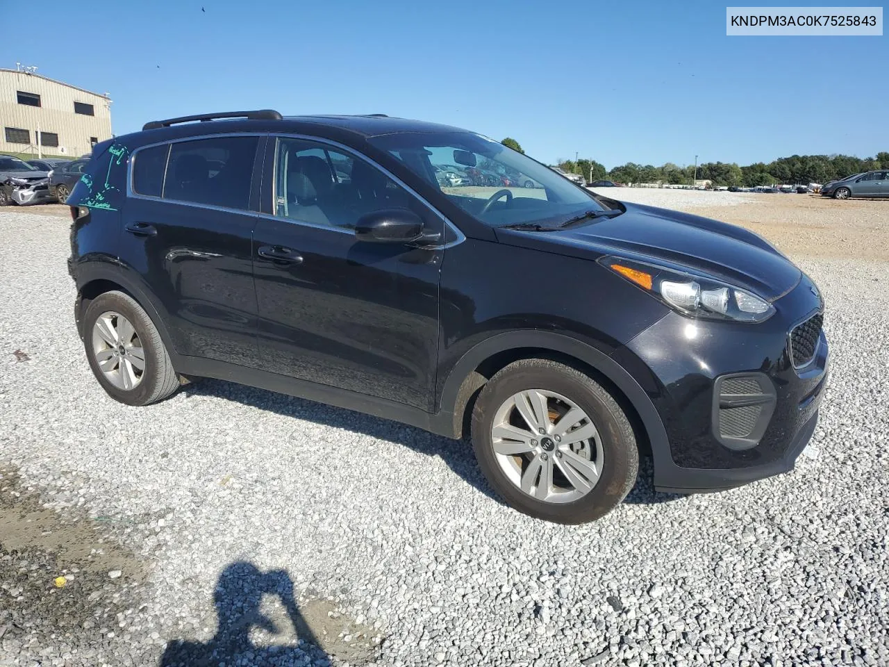 2019 Kia Sportage Lx VIN: KNDPM3AC0K7525843 Lot: 74880804