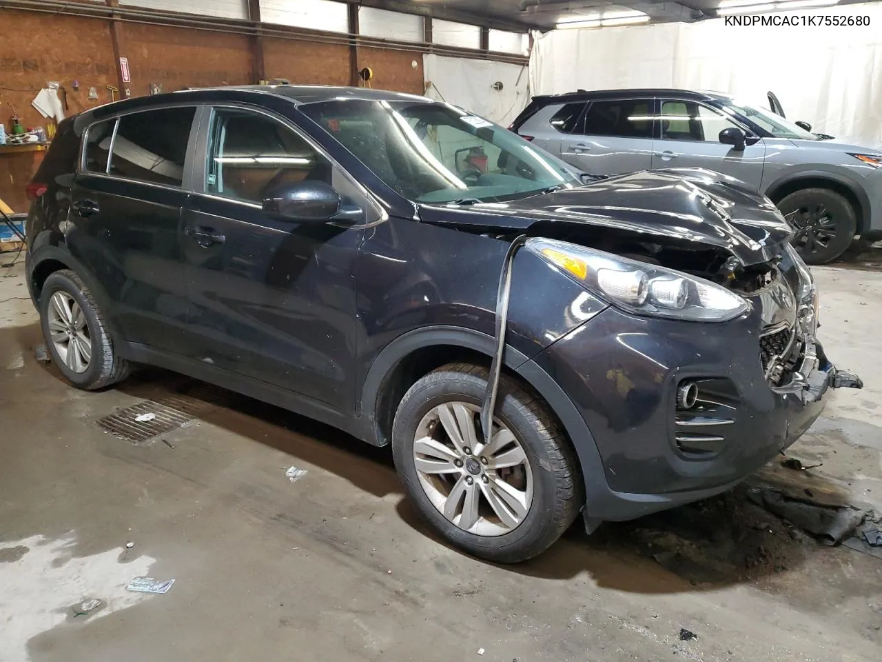 2019 Kia Sportage Lx VIN: KNDPMCAC1K7552680 Lot: 75225804