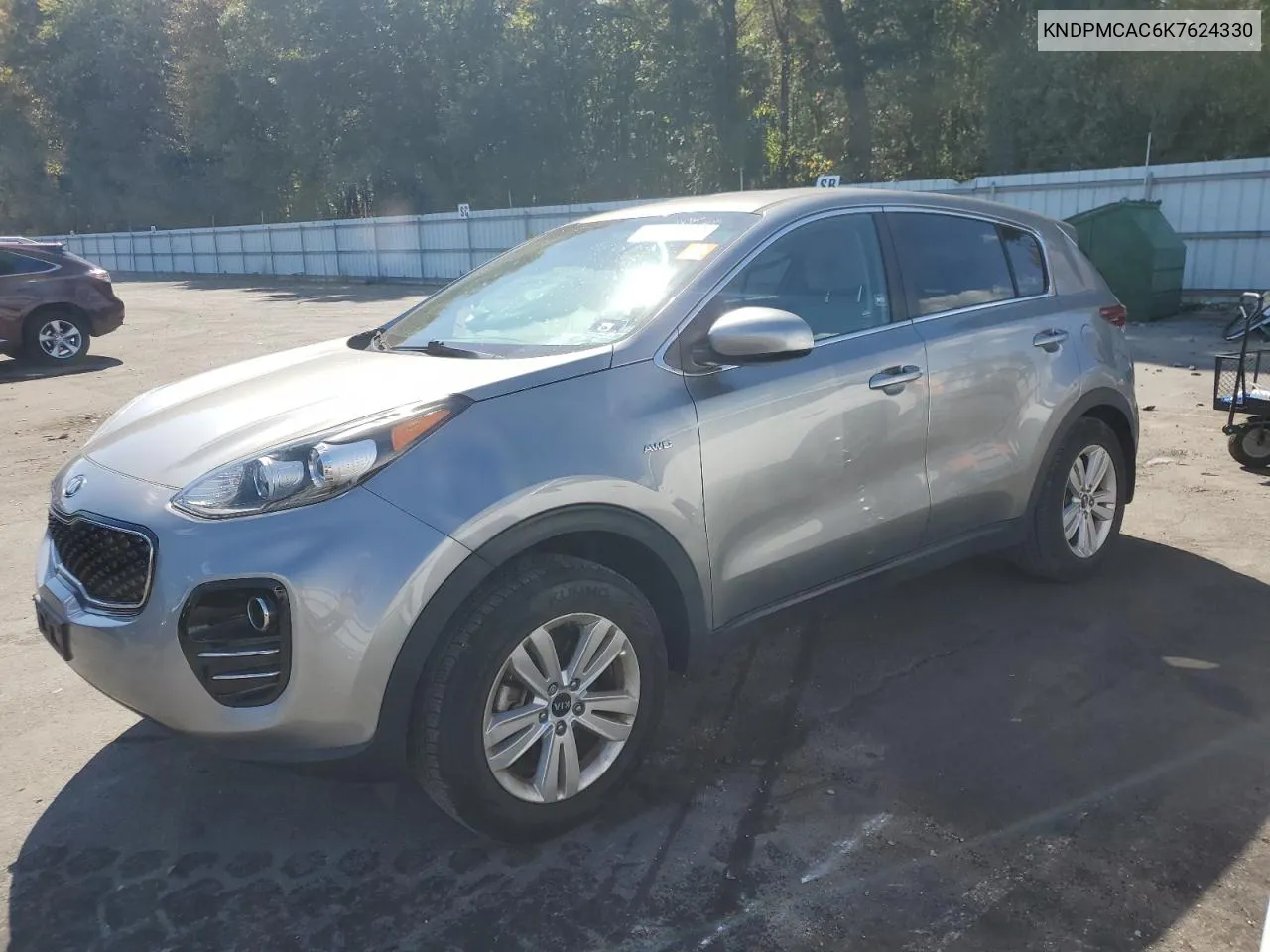 2019 Kia Sportage Lx VIN: KNDPMCAC6K7624330 Lot: 75272094