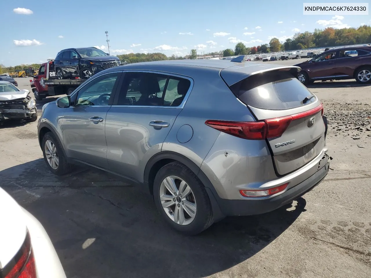 2019 Kia Sportage Lx VIN: KNDPMCAC6K7624330 Lot: 75272094