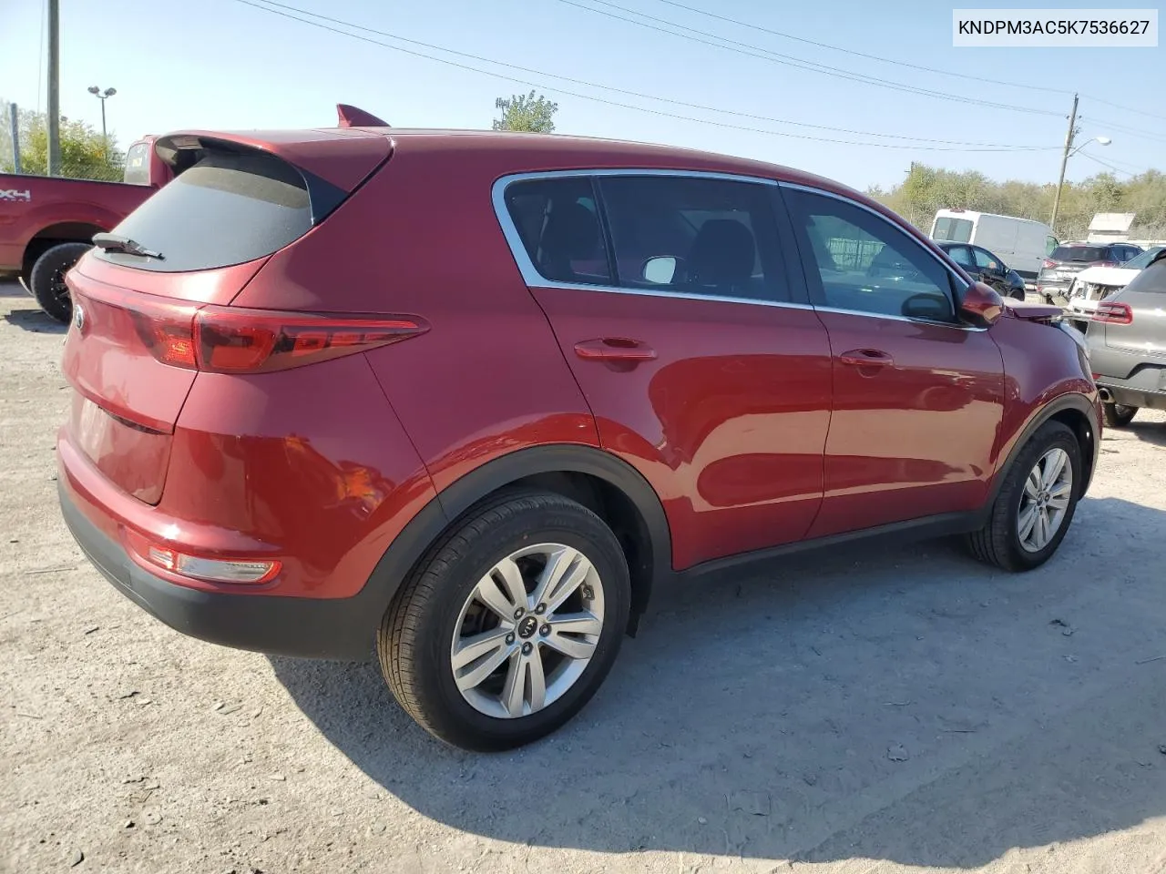 2019 Kia Sportage Lx VIN: KNDPM3AC5K7536627 Lot: 75457444