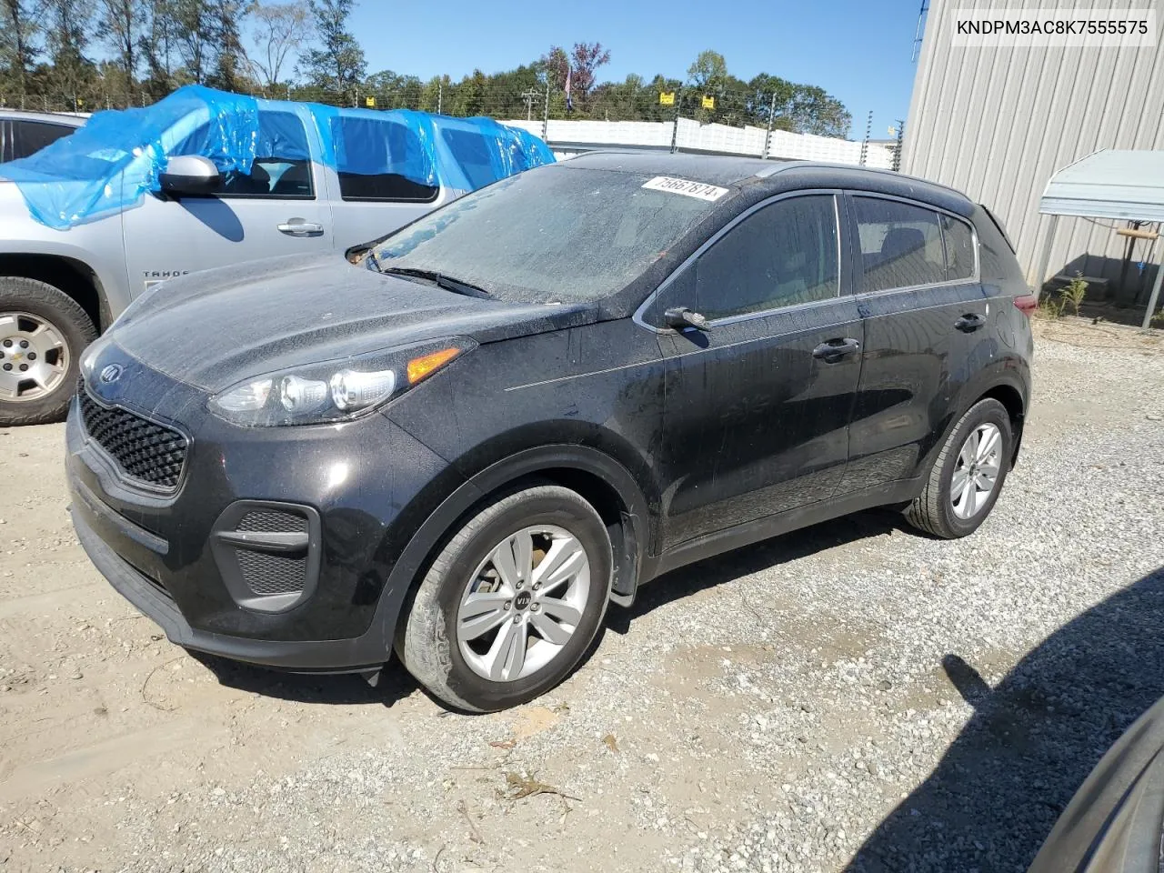 2019 Kia Sportage Lx VIN: KNDPM3AC8K7555575 Lot: 75667874