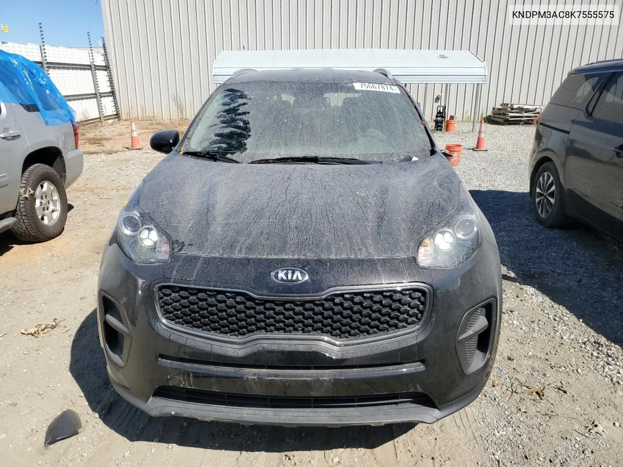 2019 Kia Sportage Lx VIN: KNDPM3AC8K7555575 Lot: 75667874