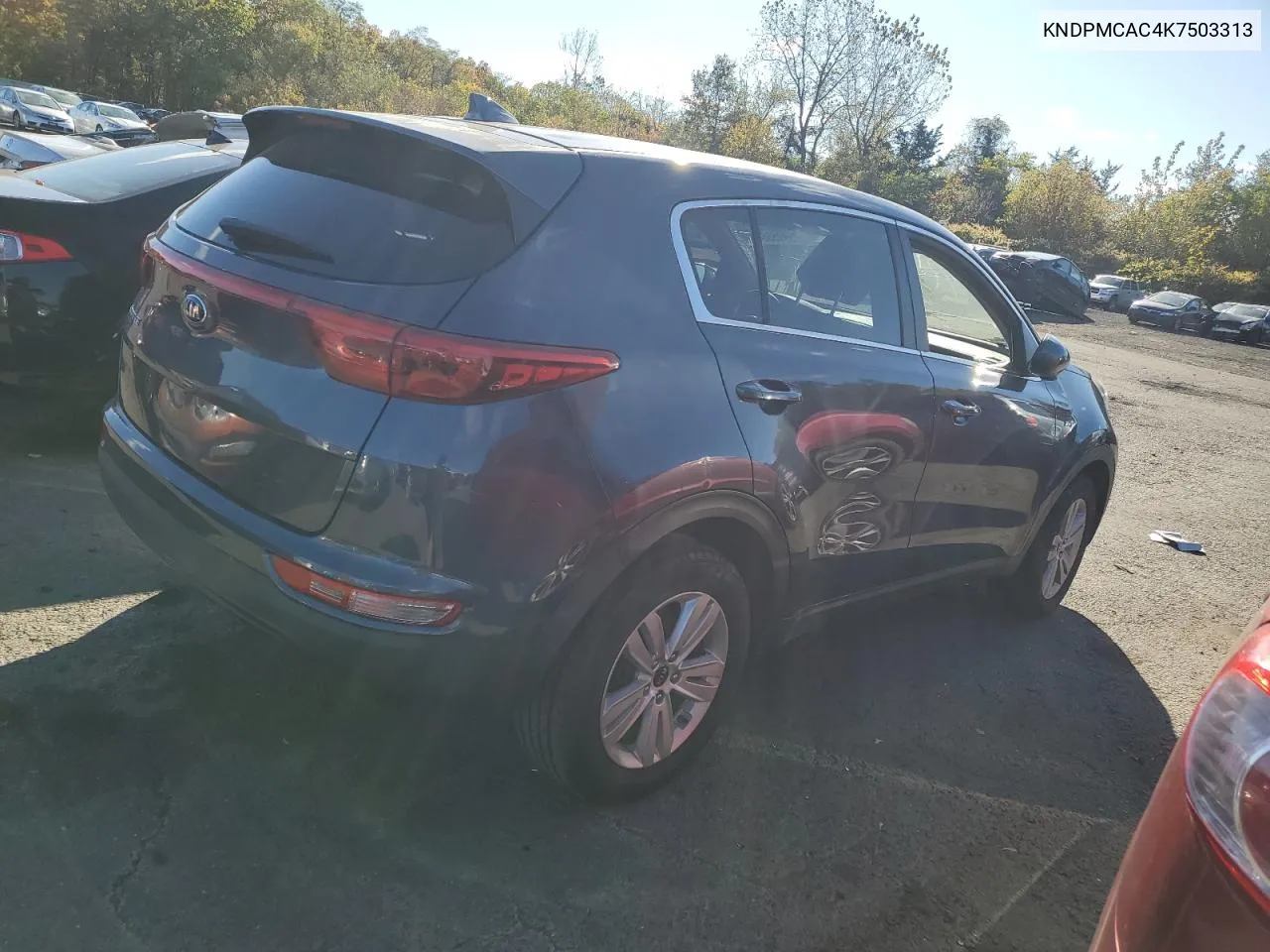 2019 Kia Sportage Lx VIN: KNDPMCAC4K7503313 Lot: 75995564