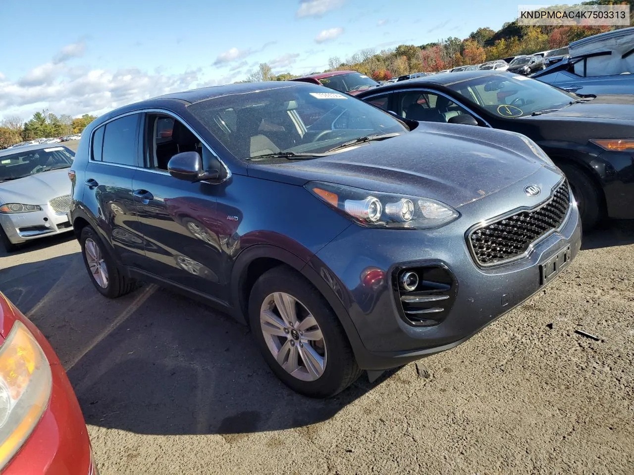 2019 Kia Sportage Lx VIN: KNDPMCAC4K7503313 Lot: 75995564