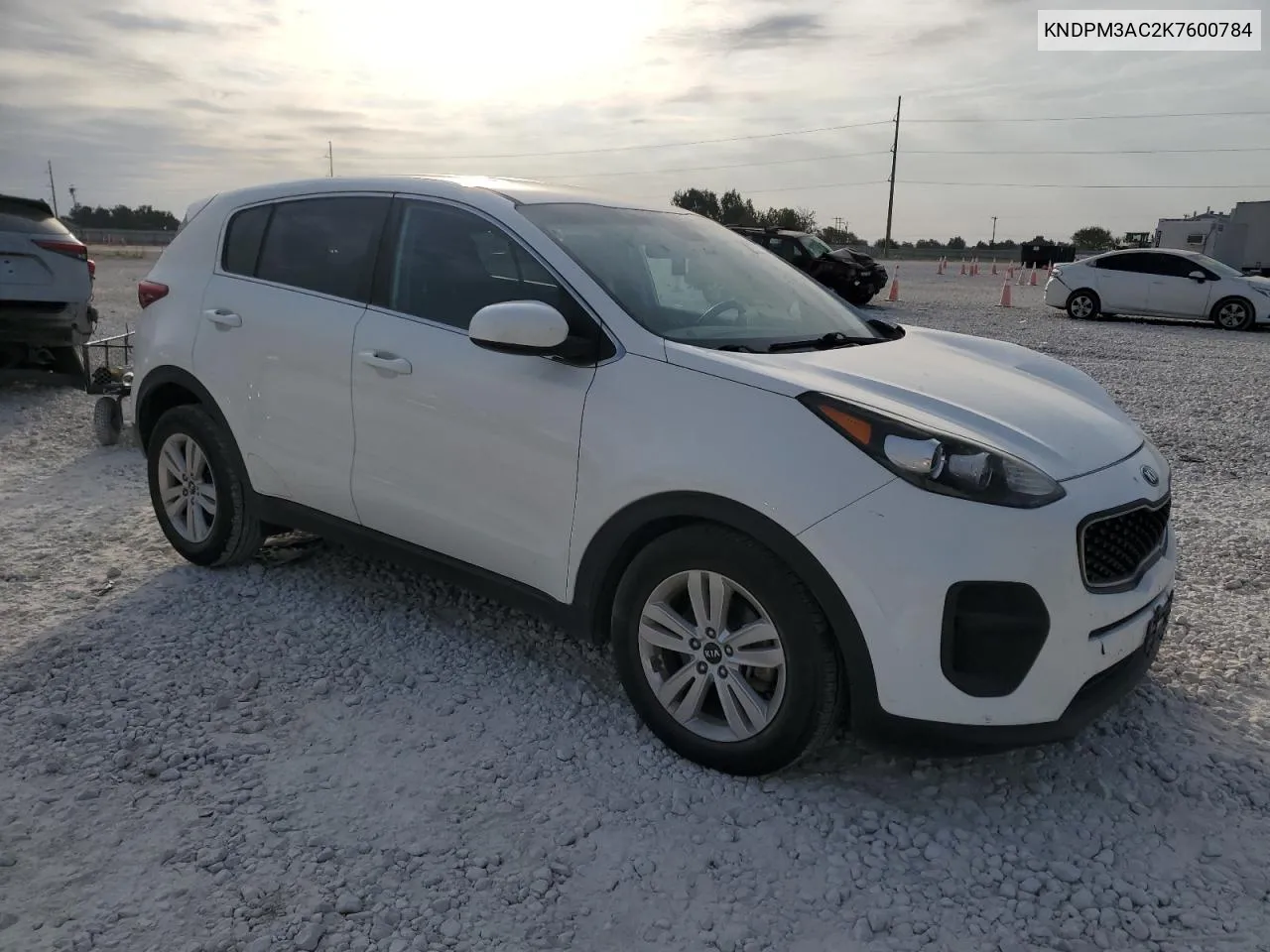 2019 Kia Sportage Lx VIN: KNDPM3AC2K7600784 Lot: 76063224