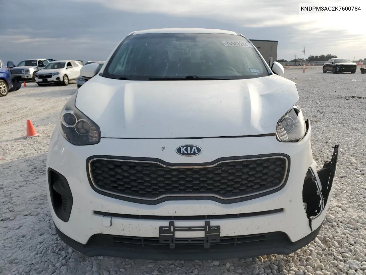 2019 Kia Sportage Lx VIN: KNDPM3AC2K7600784 Lot: 76063224