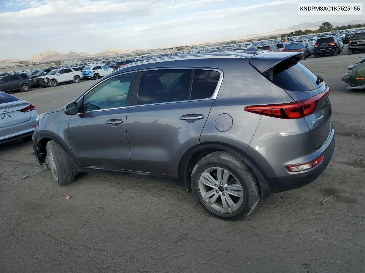 2019 Kia Sportage Lx VIN: KNDPM3AC1K7525155 Lot: 76133954