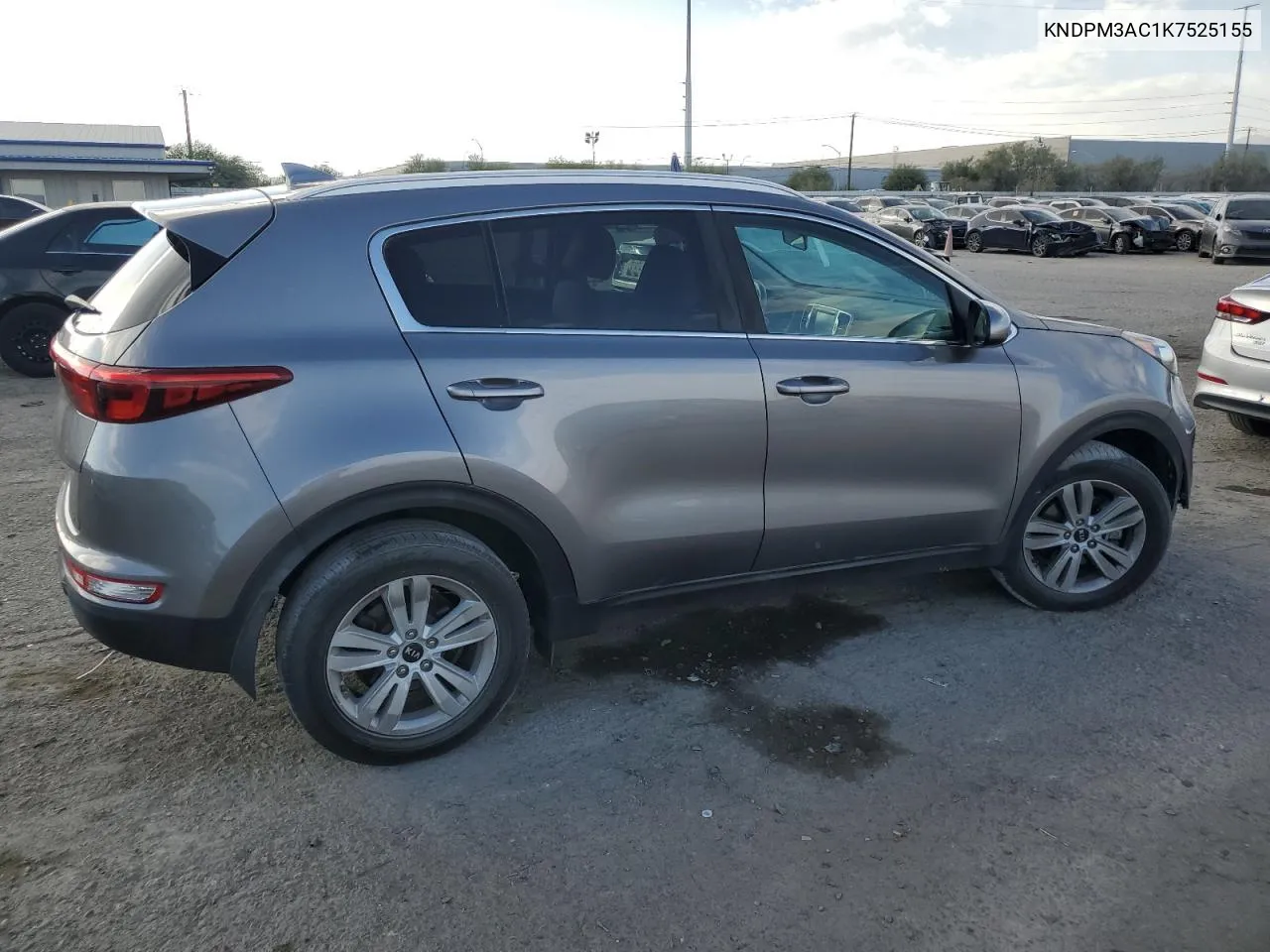 2019 Kia Sportage Lx VIN: KNDPM3AC1K7525155 Lot: 76133954