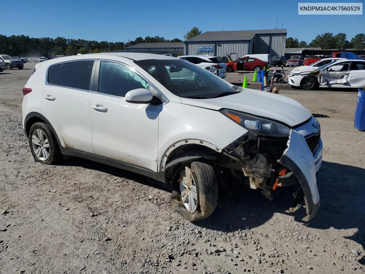 2019 Kia Sportage Lx VIN: KNDPM3AC4K7560529 Lot: 76138524