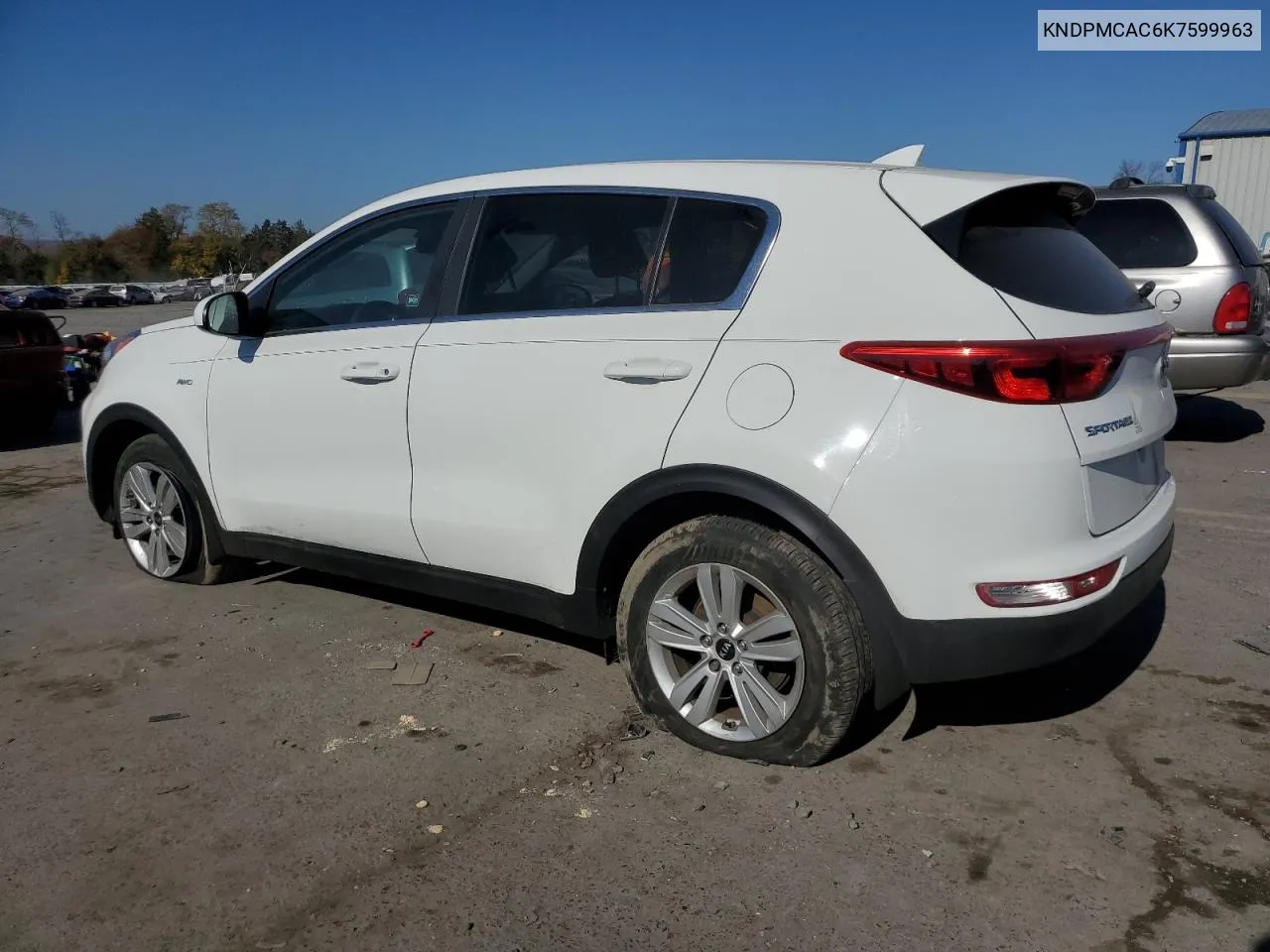 2019 Kia Sportage Lx VIN: KNDPMCAC6K7599963 Lot: 76273174