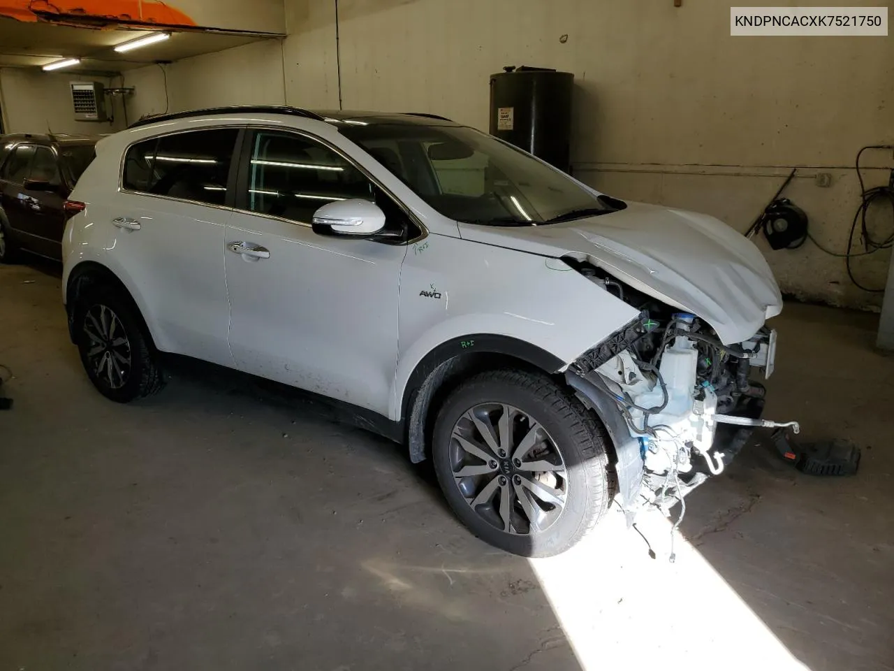 2019 Kia Sportage Ex VIN: KNDPNCACXK7521750 Lot: 76315964