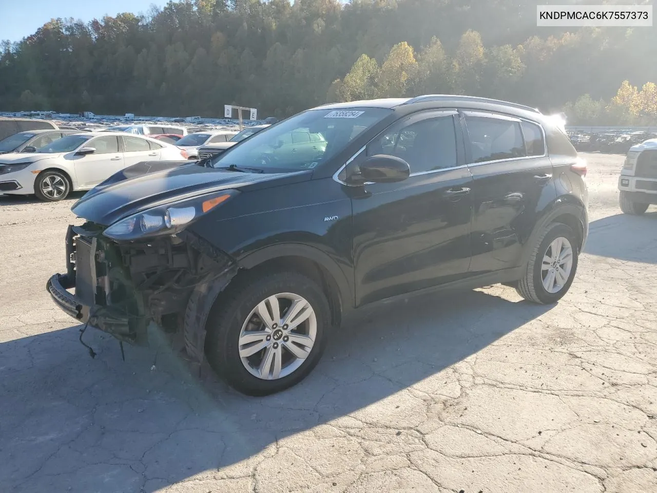 2019 Kia Sportage Lx VIN: KNDPMCAC6K7557373 Lot: 76358284