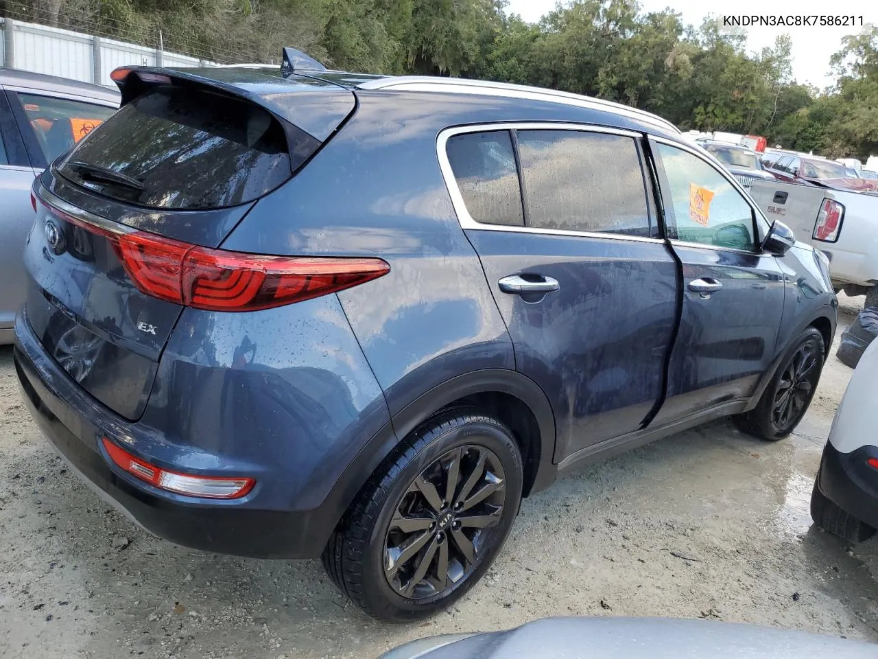 2019 Kia Sportage Ex VIN: KNDPN3AC8K7586211 Lot: 76583234