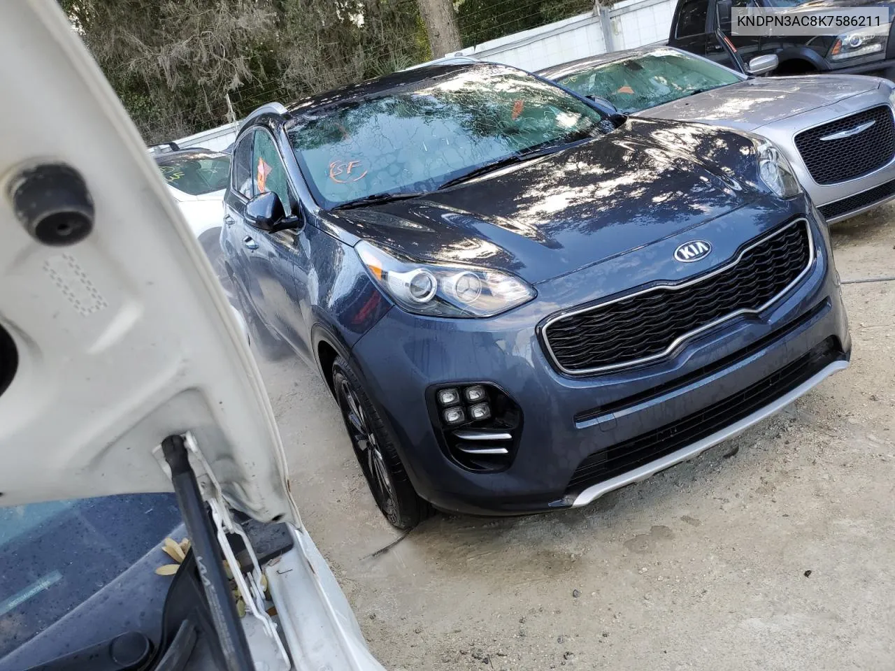 2019 Kia Sportage Ex VIN: KNDPN3AC8K7586211 Lot: 76583234