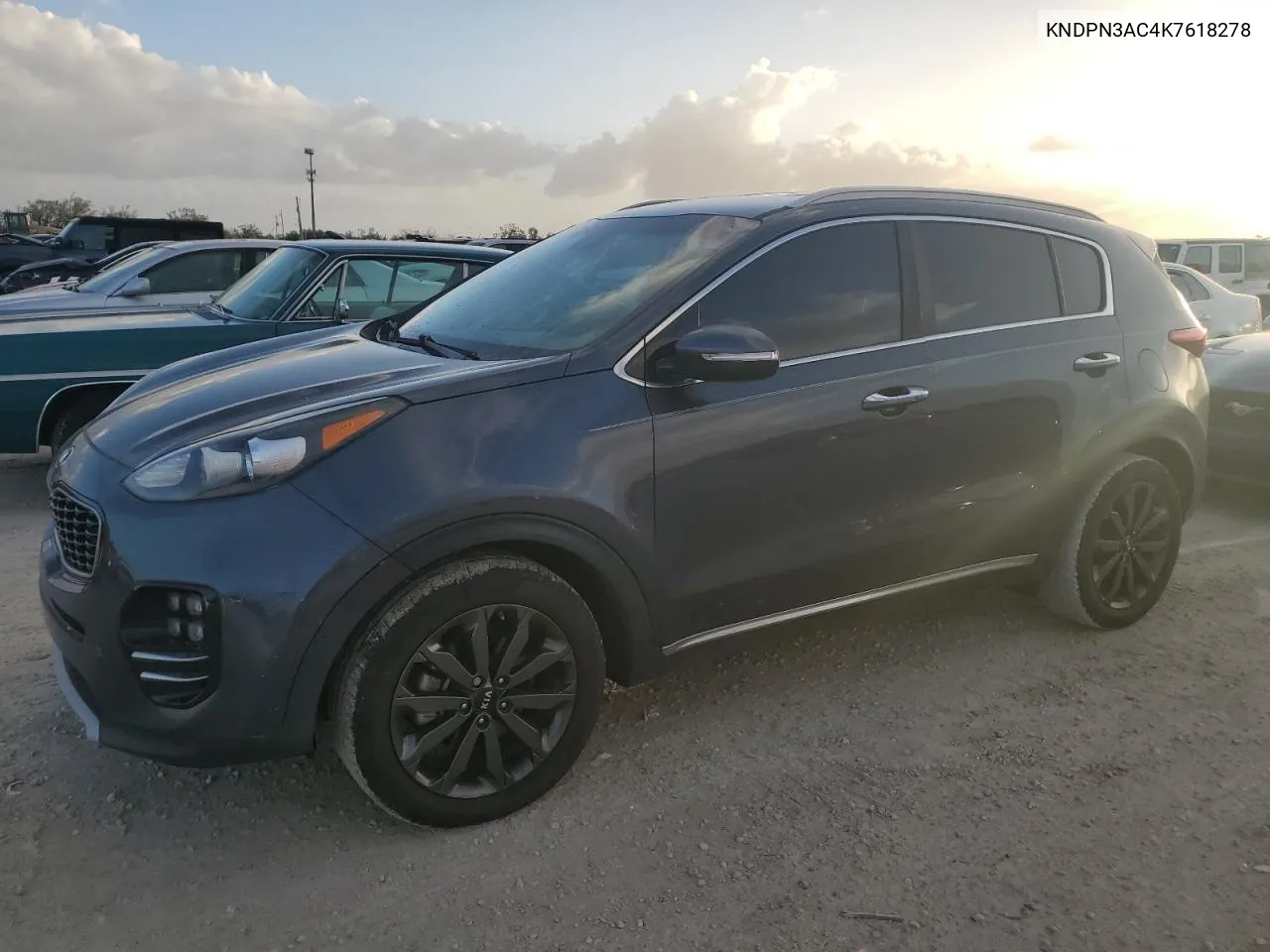 2019 Kia Sportage Ex VIN: KNDPN3AC4K7618278 Lot: 76664134