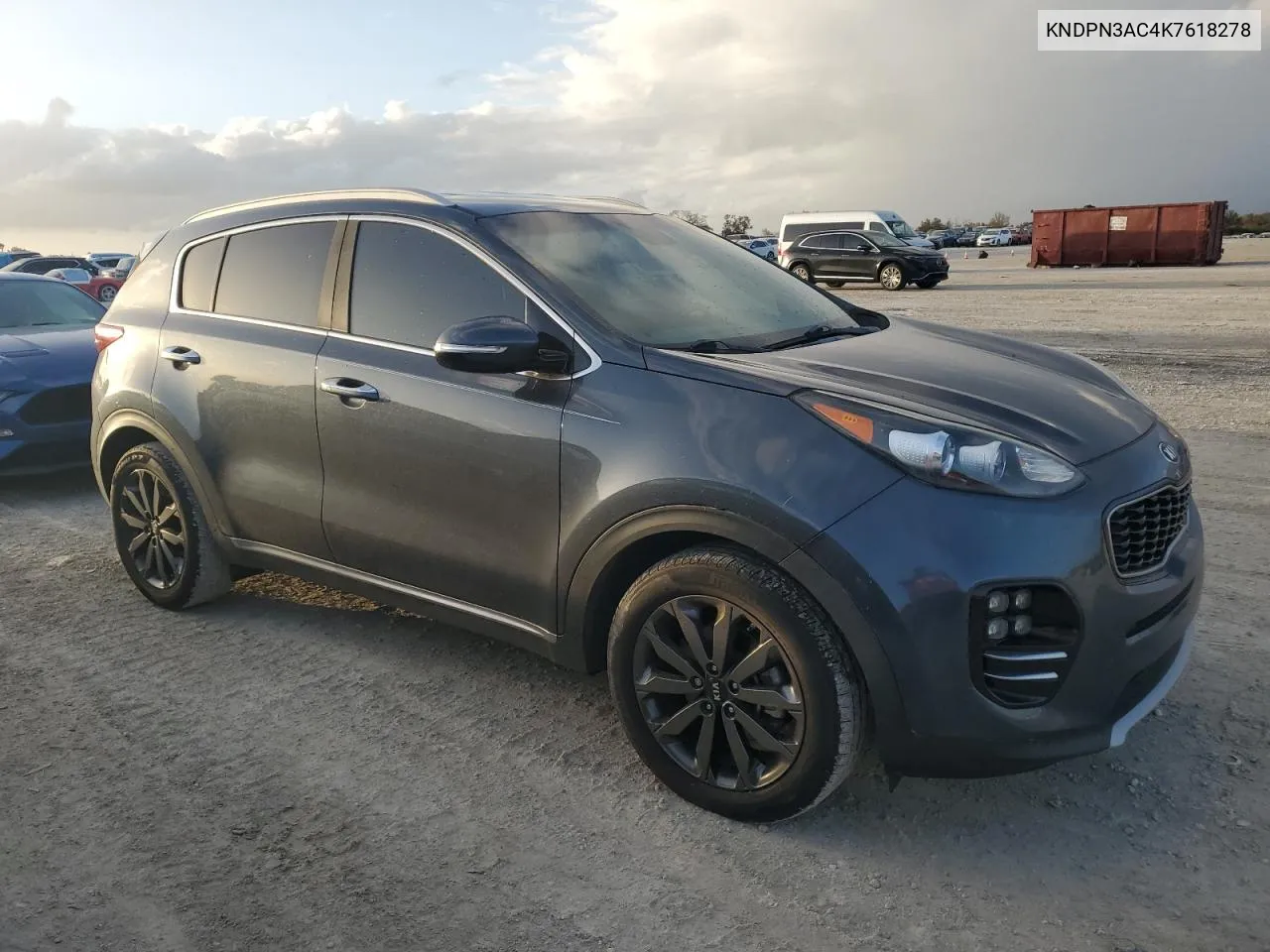 2019 Kia Sportage Ex VIN: KNDPN3AC4K7618278 Lot: 76664134