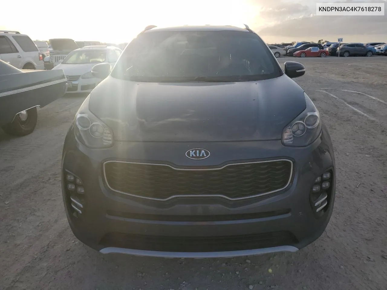 2019 Kia Sportage Ex VIN: KNDPN3AC4K7618278 Lot: 76664134