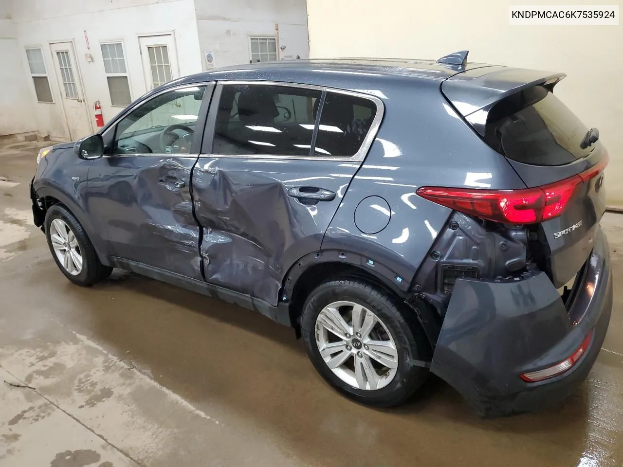 2019 Kia Sportage Lx VIN: KNDPMCAC6K7535924 Lot: 76877224