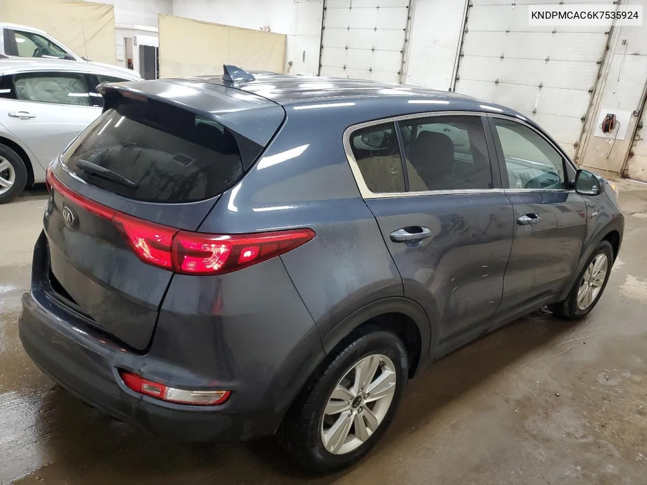 2019 Kia Sportage Lx VIN: KNDPMCAC6K7535924 Lot: 76877224