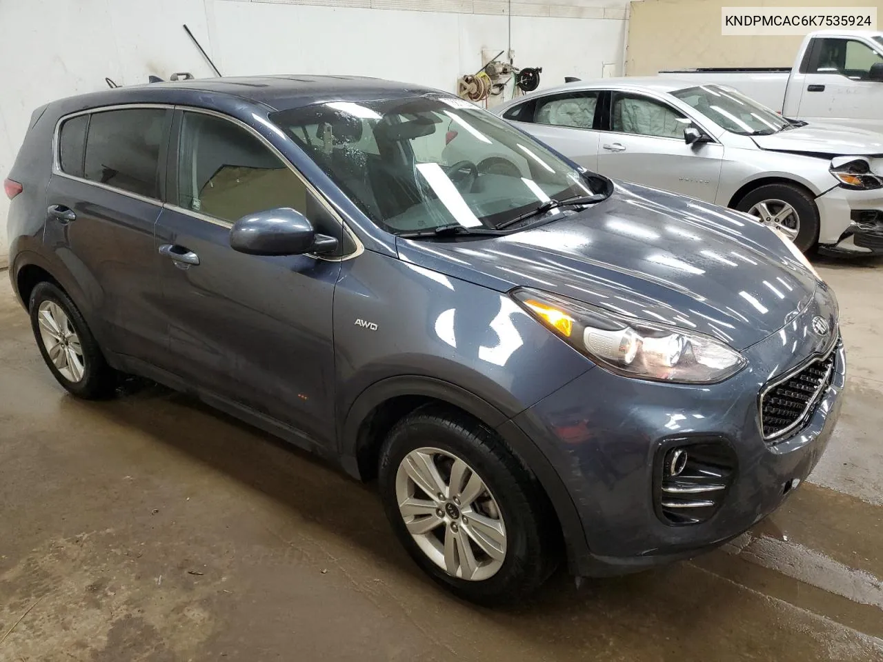 2019 Kia Sportage Lx VIN: KNDPMCAC6K7535924 Lot: 76877224