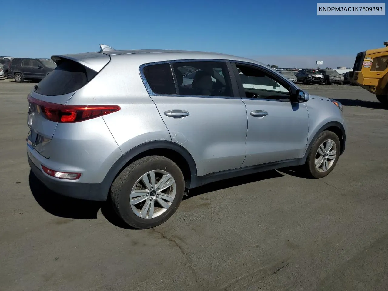 2019 Kia Sportage Lx VIN: KNDPM3AC1K7509893 Lot: 76949464