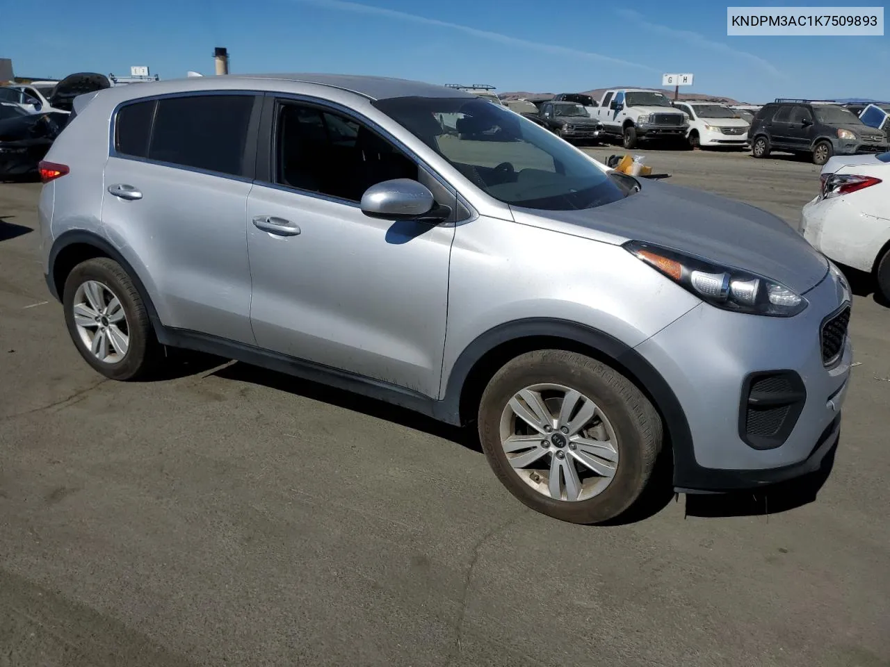 2019 Kia Sportage Lx VIN: KNDPM3AC1K7509893 Lot: 76949464