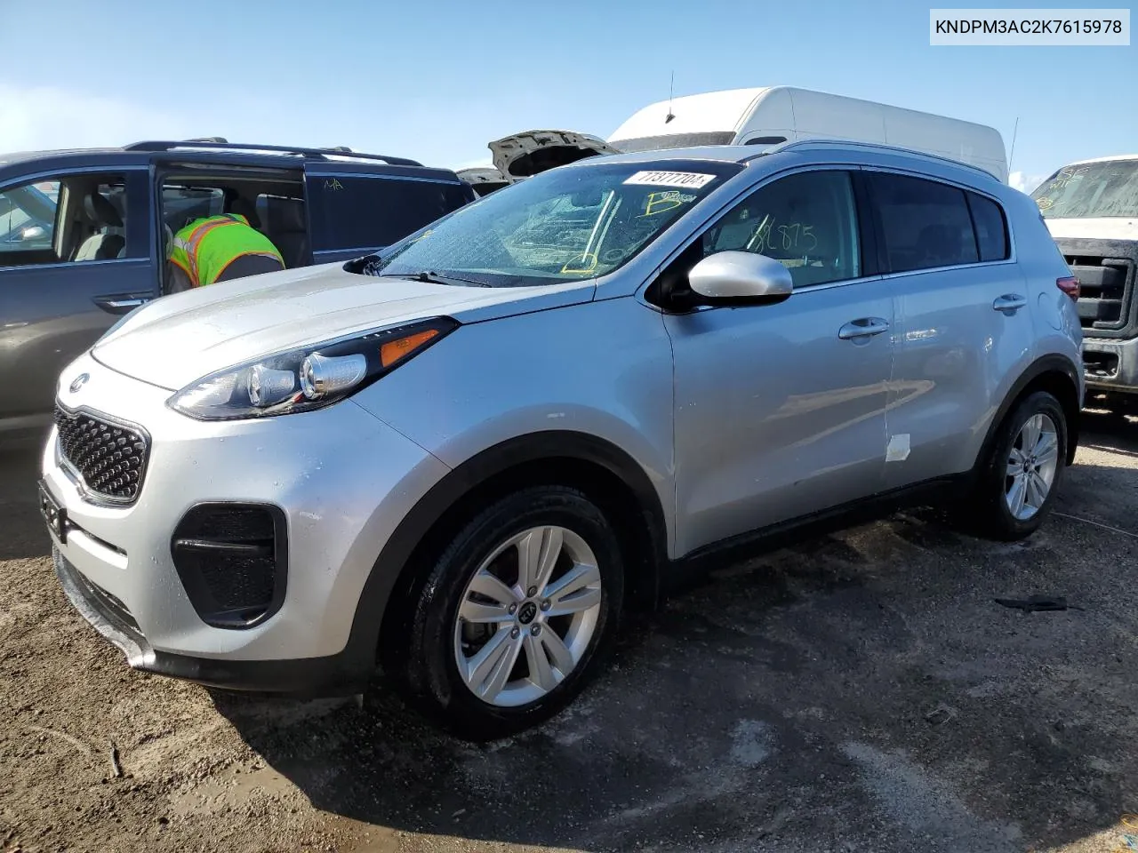 2019 Kia Sportage Lx VIN: KNDPM3AC2K7615978 Lot: 77377704