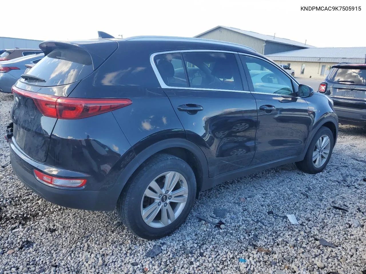 2019 Kia Sportage Lx VIN: KNDPMCAC9K7505915 Lot: 77495544