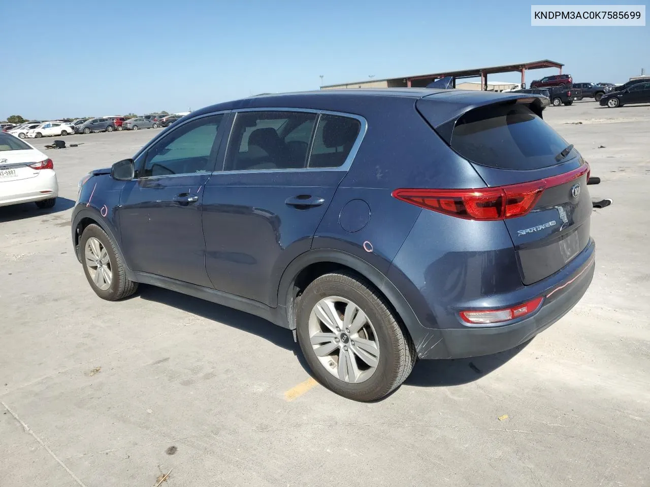 2019 Kia Sportage Lx VIN: KNDPM3AC0K7585699 Lot: 77598524