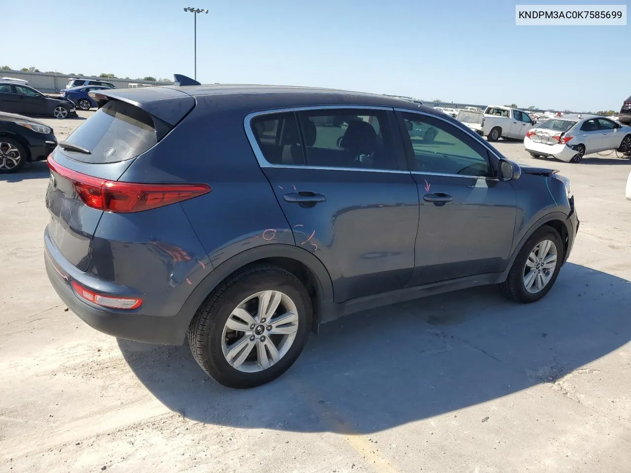 2019 Kia Sportage Lx VIN: KNDPM3AC0K7585699 Lot: 77598524