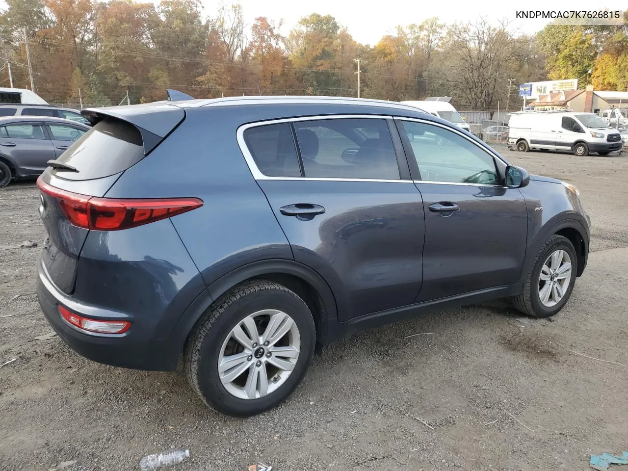 2019 Kia Sportage Lx VIN: KNDPMCAC7K7626815 Lot: 77884114