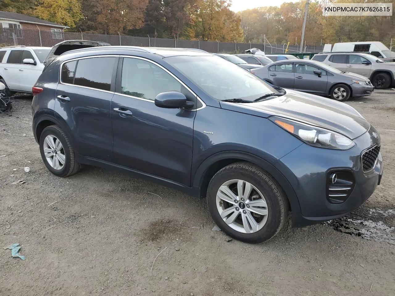 2019 Kia Sportage Lx VIN: KNDPMCAC7K7626815 Lot: 77884114