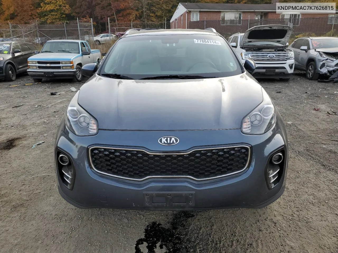 2019 Kia Sportage Lx VIN: KNDPMCAC7K7626815 Lot: 77884114