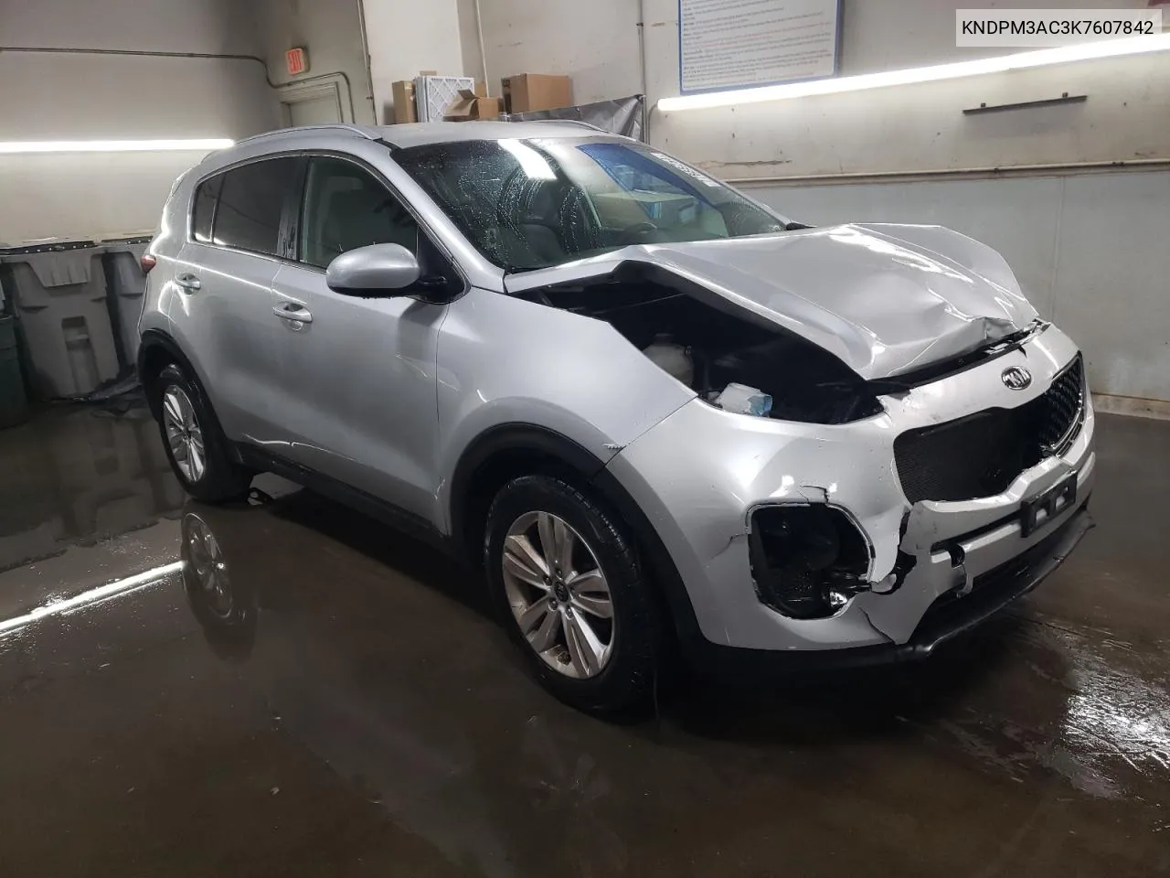 2019 Kia Sportage Lx VIN: KNDPM3AC3K7607842 Lot: 77888754