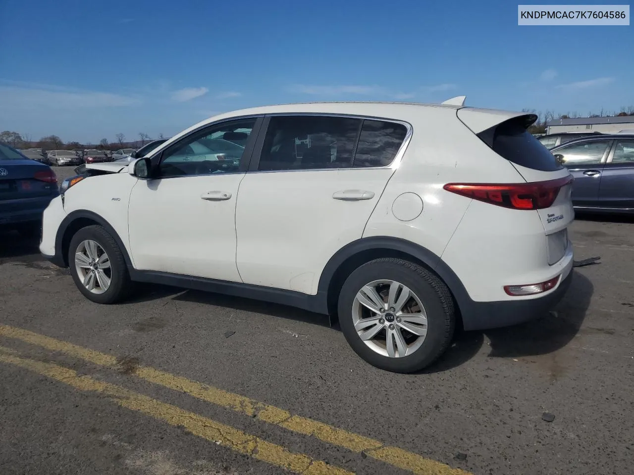 2019 Kia Sportage Lx VIN: KNDPMCAC7K7604586 Lot: 77966854