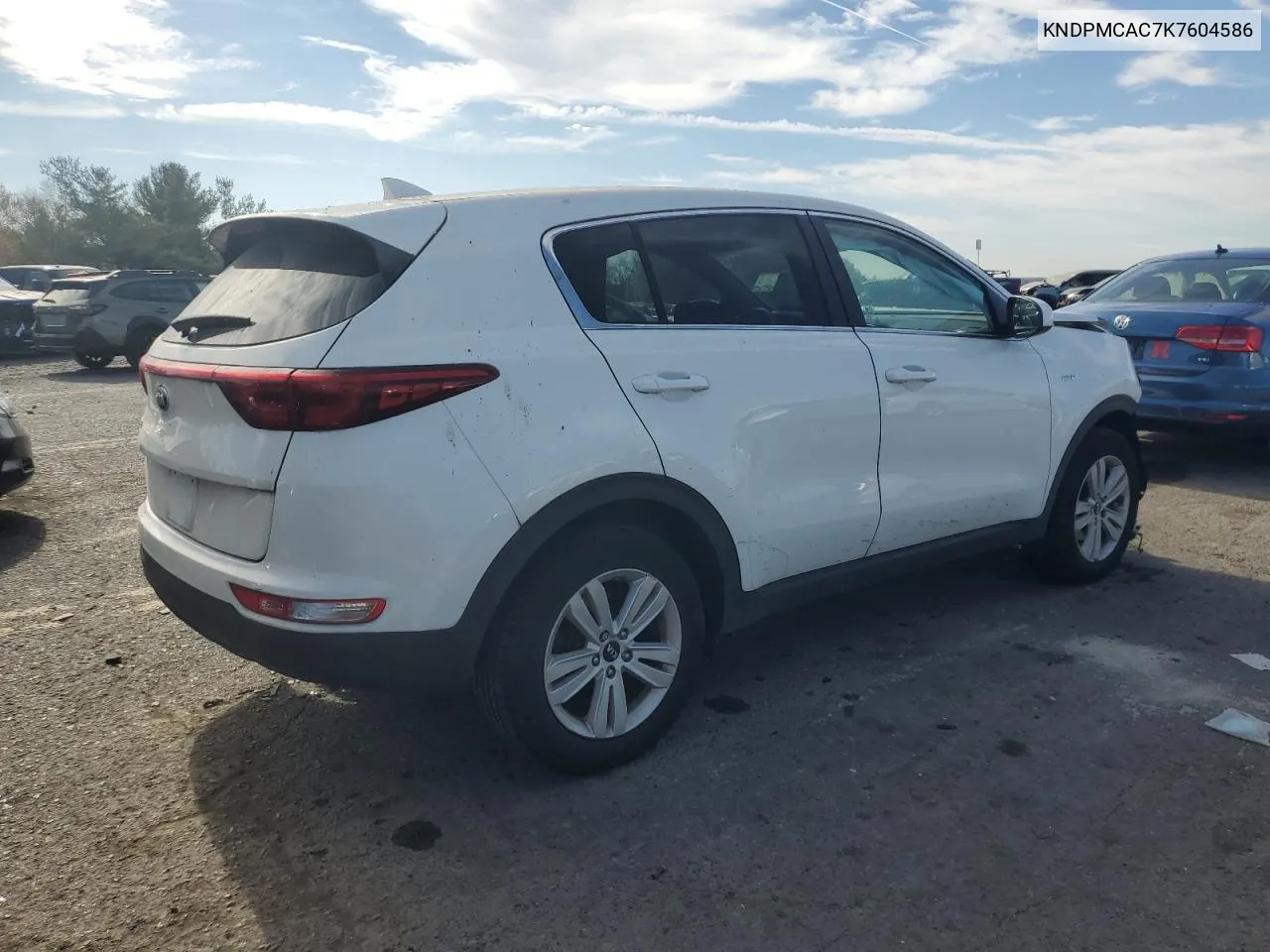 2019 Kia Sportage Lx VIN: KNDPMCAC7K7604586 Lot: 77966854