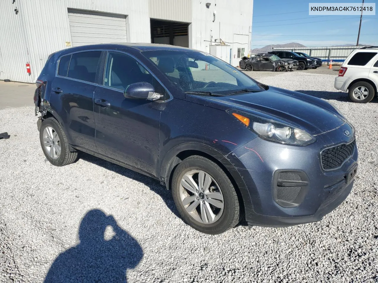 2019 Kia Sportage Lx VIN: KNDPM3AC4K7612418 Lot: 79069524