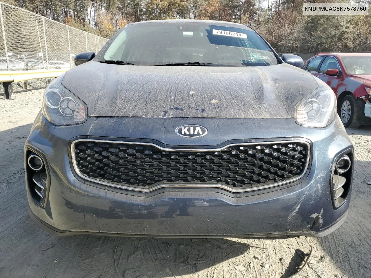 2019 Kia Sportage Lx VIN: KNDPMCAC8K7578760 Lot: 79106244