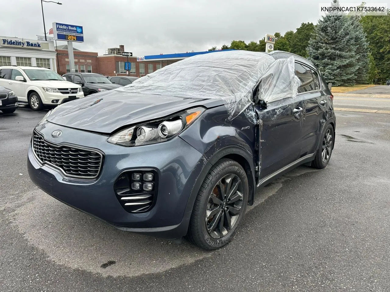 2019 Kia Sportage Ex VIN: KNDPNCAC1K7533642 Lot: 79346874